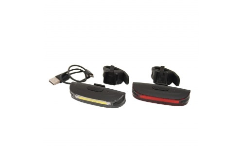 Eclairage avant/arrière rechargeable USB Vélo Wayscral