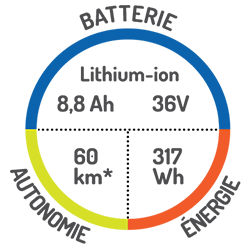 Batterie 40-60km